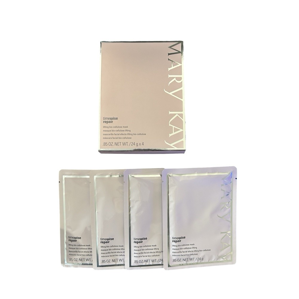 New In Box Mary Kay Timewise Repair Lifting Bio-Cellulose Mask ~ Contains 4